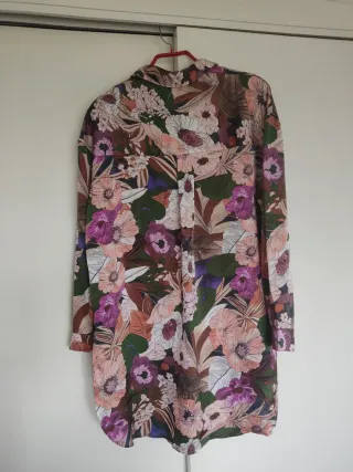 Camisa floral mujer talla M