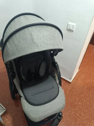 Carrito Bebé Jane Crosslight Gris