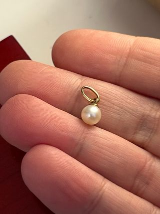 Colgante Perla y Oro