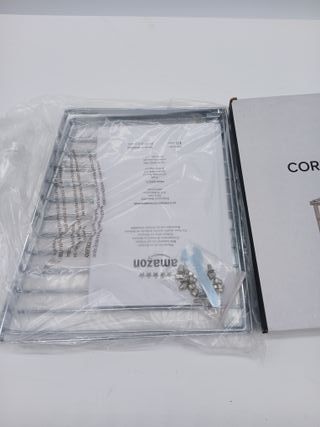 joeji's Kitchen Escurridores de Platos y esquina estante cocina de organizador armario cocina 25x25x19cm