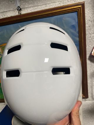 Casco bici bianco ABUS SKURB