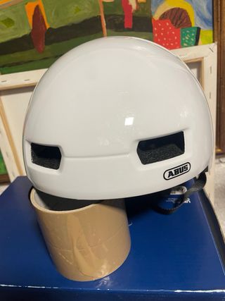 Casco bici bianco ABUS SKURB