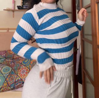 Maglia Calliope righe blu/bianca taglia XS