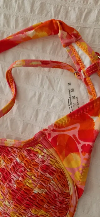 Bikini Naranja y Rosa Talla M/L