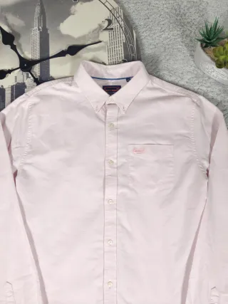 Camicia Superdry Rosa Uomo Taglia L