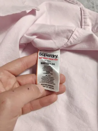 Camicia Superdry Rosa Uomo Taglia L