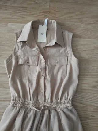 Vestido de verano beige