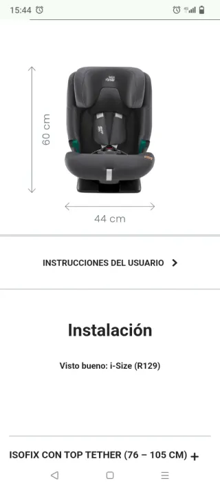 Silla coche Britax Römer Advansafix II