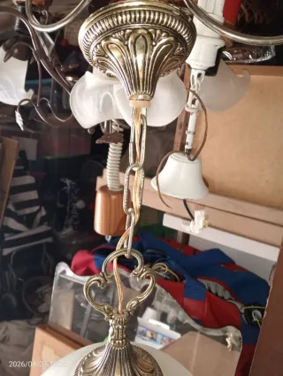 Lámpara colgante vintage floral