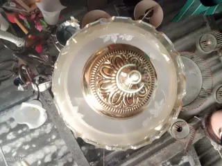 Lámpara colgante vintage floral