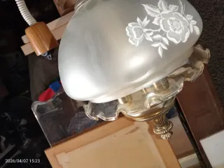 Lámpara colgante vintage floral