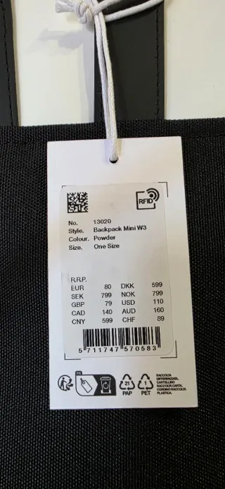 Mochila marca RAINS Impermeable