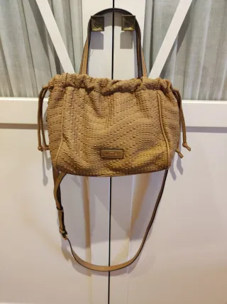 Lote 2 Bolsos Mujer: Beige y Verde Oliva