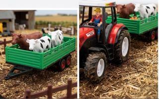 Tractor Agrícola con Animales