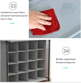 Zapatero Organizador 4 Niveles 16 Pares