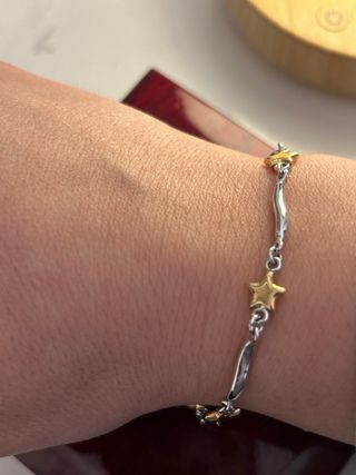 Pulsera estrellas oro