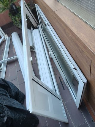 Ventana y puerta aluminio blanco