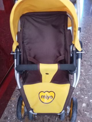 Carrito Gemelar Muñecas Miyo
