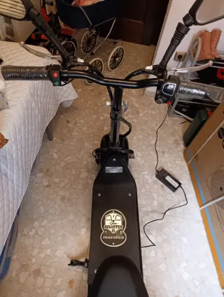 Patinete eléctrico negro