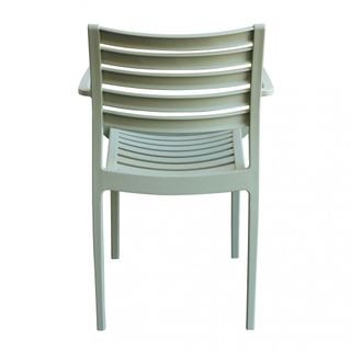 Sedia Antracite Design da Esterno in Polipropilene