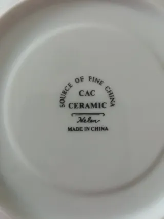 Juego de café/té porcelana floral