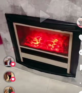 Chimenea eléctrica decorativa