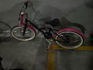 Bicicleta infantil Btwin rosa