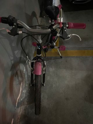 Bicicleta infantil Btwin rosa