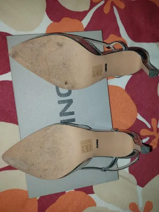 Zapatos de tacón Only plateados