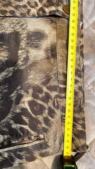 Conjunto Punto Roma Talla XL Animal Print verdoso