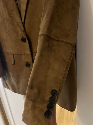 Blazer ante sintético ONLY marrón