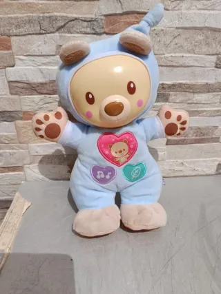 Lote 2 muñecas y peluche oso