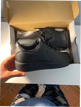 Nike Air Force 1 Low '07 Negras Talla 44