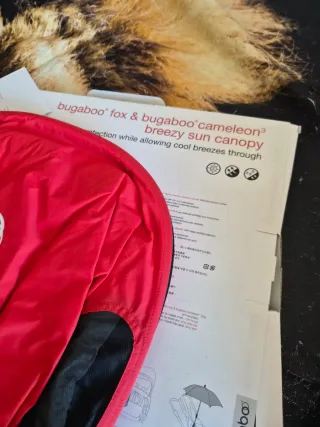 Capota ventilada bugaboo Fox/camaleón  Roja NUEVA!