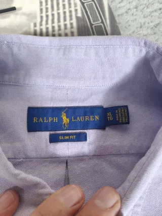Camicia Ralph Lauren Lilla Uomo XL