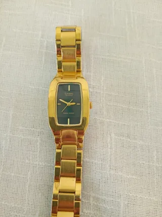 Orologio Casio Donna Oro Quadrante Verde
