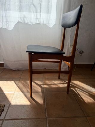 Sillas danesas Mid-Century Vintage