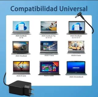 Cargador de portátiles Asus 19V-3.42A VivoBook Zen