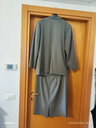 Tailleur grigio vintage