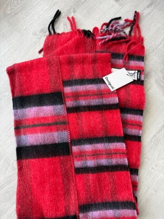 Bufanda Desigual cuadros roja