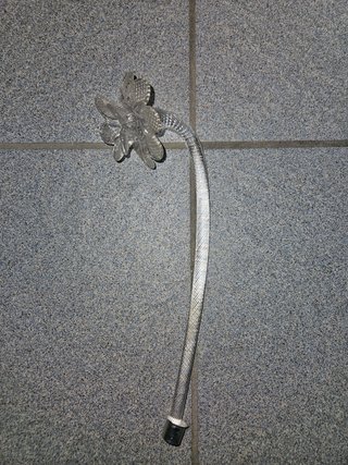 Ricambio lampadario Murano fiore vetro trasparente