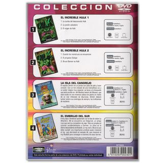 COLECCIÓN 4 PELICULAS EN 2 DVD (Animación)