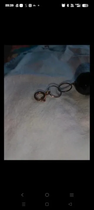 Braccialetto corallo e pietre dure nere