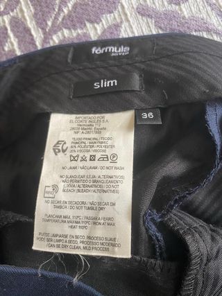 Traje Azul Marino Formula Joven Talla S