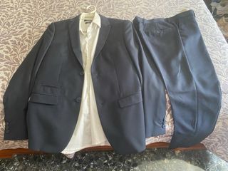 Traje Azul Marino Formula Joven Talla S