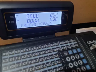 Balanza Dibal Mistral con Ticket y Escáner