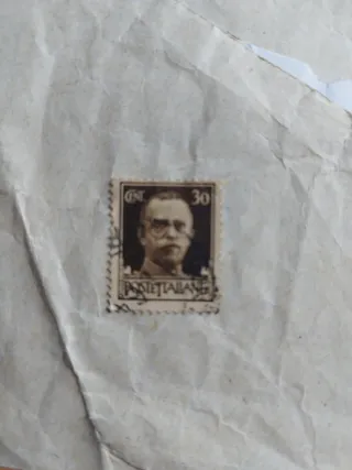 Francobollo Vittorio Emanuele III 30 Lire