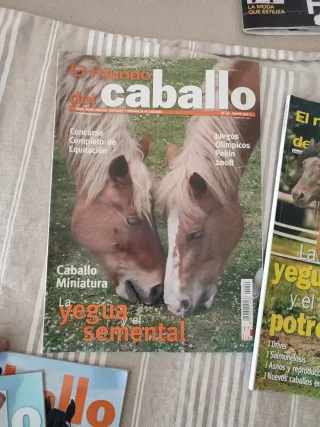 Pack 4 revistas el mundo del caballo