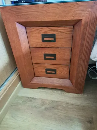 Dormitorio completo madera