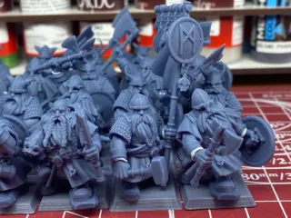 Guerreros del Clan Enanos - Highlands Miniatures